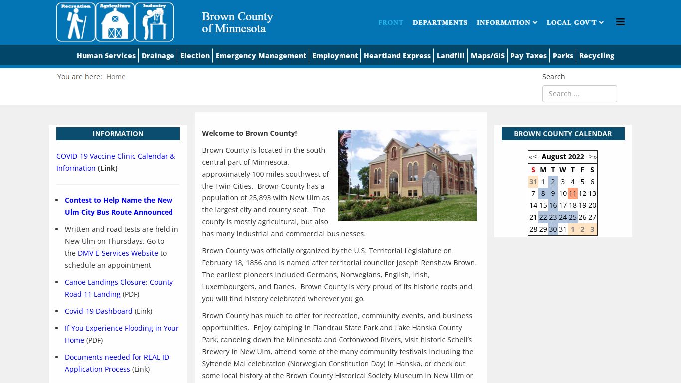 Court Administration - Brown County, Minnesota